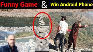 River vlog with fun in Jhelum valley Muzaffarabad  funny throwing video [upl. by Eirroc]