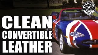 How To Clean Leather Interiors  Chemical Guys Spy Car Care [upl. by Elades]