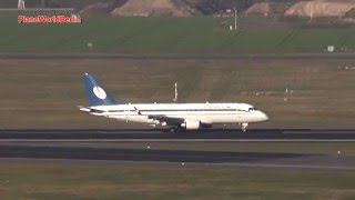 Belavia Embraer 175 landing in BerlinSchönefeld [upl. by Kramal]