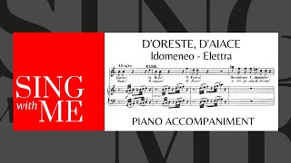 DOreste dAiace  Idomeneo  Accompaniment  Mozart [upl. by Enelyad]