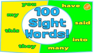 100 Sight Words Collection for Children  Dolch Top 100 Words by ELF Learning [upl. by Calley]