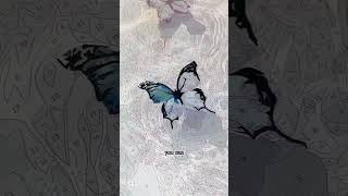 Watch This Butterfly Paint by Numbers Art Come to Life 🦋✨paintbynumbers [upl. by Yrdua]