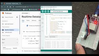 Kirim data Sensor dari ESP32 ke Firebase [upl. by Danny392]