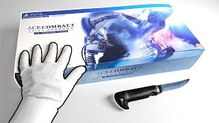 Unboxing Ace Combat 7 Skies Unknown Collectors Edition  BATTLE ROYAL Mode  PS4 Flight Stick [upl. by Analise]