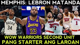 ABA Memphis tinawag na Matanda si Lebron Bucks nanalo narin GSW bench pang starter ang LAROAN [upl. by Brout51]