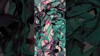 Abstr41111 An abstract painting with acrylic Paints [upl. by Ennaihs]