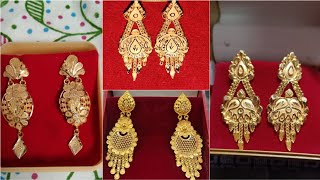 Gold earrings designs new model 2023  Gold Earrings designs 5 gold jhumme LatestJewelleryDesigns [upl. by Alletneuq]