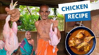 Grandpa Cooking Chicken Curry Recipe  Aja Kitchen [upl. by Kalindi55]