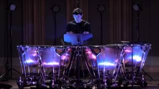 Heros Journey 2014  Timpani Solo with Electronics [upl. by Hannej]