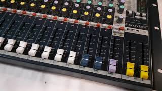 Consola 12 canales Soundcraft EFX12 con efectos [upl. by Nadean]