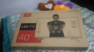 TCL LED TV 40quot L40D3000  Unboxing amp Review [upl. by Snapp]