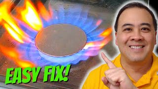 Kenmore gas stove Burner WONT START or Ignite EASY FIX [upl. by Janeta]