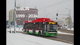 Lubelskie trolejbusy od 1999 do 2024 25 lat [upl. by Anilah]