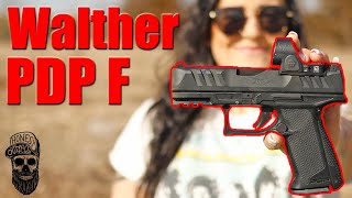 Walther PDP F First Shots with Mrs Honest Outlaw [upl. by Eceirtal795]