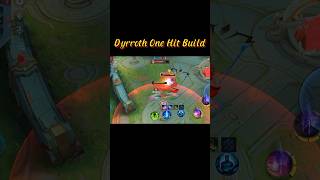 Dyrroth one hit Build and combo mobilelegends dyrrothmontage dyr montege [upl. by Normalie]