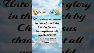 Daily Bible Verse Ephesians 32021 [upl. by Eyks]