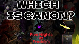 FNAF THEORY Ruin  Which ENDINGS are TRULY Canon [upl. by Lorimer517]