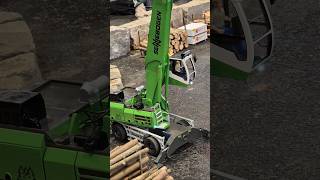 Faszination Modellbau Messe Friedrichshafen  RC Timber Crane [upl. by Virge]