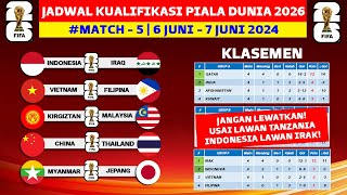 PERJUANGAN MALAM INI JADWAL INDONESIA VS IRAK PIALA ASIA 2024 QATAR  H TO H INDONESIA VS IRAK [upl. by Stacia44]