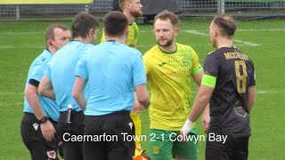 Caernarfon Town 21 Colwyn Bay highlights [upl. by Anailuj966]