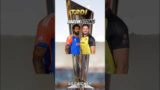 Hardik Pandya vs Marcus Stoinis in T20i shorts [upl. by Helen]