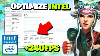 Optimizing a Budget Intel PC Until Get 240FPS  Intel Optimization Guide [upl. by Ojeillib]