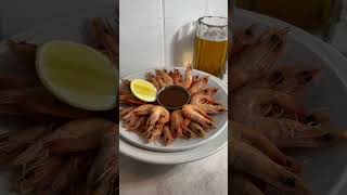 Camarones de Laguna con el sabor real del camarón 🦐mariscos loscurricanes restaurante familia [upl. by Cletis735]