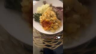 Happy Thanksgiving 🦃 shorts fyp thanksgiving turkey food [upl. by Nwahser]