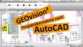 Konvertierung GEOvision³ nach AutoCAD mit cseTools [upl. by Iel]