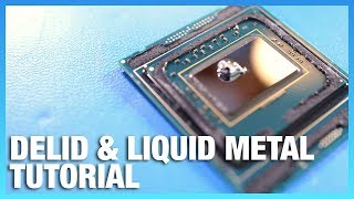 Skylake X i9 Delid amp Liquid Metal Application Tutorial [upl. by Weaver591]