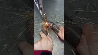 Handheld Laser Welding Machine  Iron Pipe Bending amp Welding  No Welding Skills Needed [upl. by Kattie]