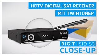 DIGIT ISIO S3  HDTV DIGITALSATRECEIVER MIT TWIN TUNER  TechniSat [upl. by Gnoh278]