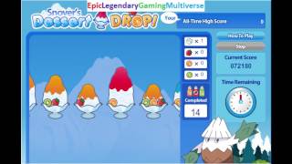 Pokemon Snovers Dessert Drop Gameplay  Earning A High Score Of 86180 Points [upl. by Yerac]