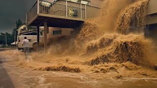 Hurricane Winds Rip Roofs Off Buildings as Storm Slams Spanish City [upl. by Aztiram]