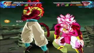 Gogeta SSJ4 vs Broly SSJ4 EPIC BATTLE Dragon Ball Z Budokai Tenkaichi 4 [upl. by Leslie]