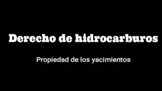 Derecho hidrocarburos en Venezuela 1 [upl. by Anirehc]