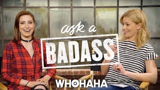 Elizabeth Banks Ask A Badass  Bree Essrig  WHOHAHA [upl. by Bello]