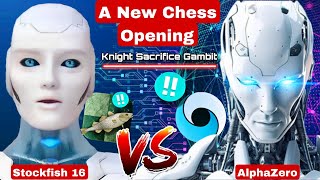 Stockfish 16 DISCOVERED A NEW Chess Opening That Nobody Knows Against AlphaZero in Chess  Chess [upl. by Noivart974]