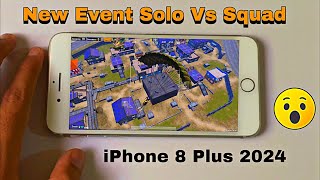 iphone 8 plus pubg mobile gameplay 2024 New Event No Lag [upl. by Sirapal]