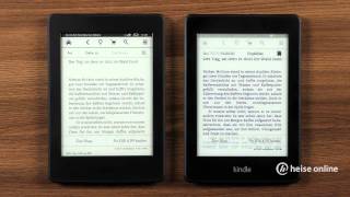 Kindle Paperwhite 2015 im Vergleich zum Vorgänger [upl. by Seravart469]