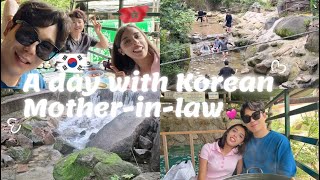 Visiting a Famous Spot in Korea 🇰🇷with my Korean Motherinlaw ˚˖𓍢🌷✧⋆˙♡ vlog 🇰🇷🇲🇦 [upl. by Ahseret637]