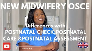 DIFFERENCESPOSTNATAL CHECKPOSTANATAL CAREPOSTNATAL ASSESSMENTMIDWIFERY OSCENMCNEW TOC [upl. by Wall655]