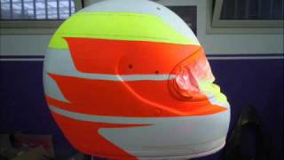 aerografia step by step casco arai sk5 by tuzzo aerografie [upl. by Emery]