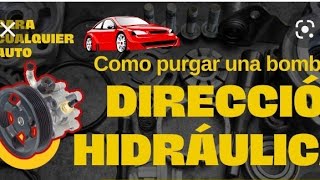 cómo purgar la bomba de Power Steering de tu carro [upl. by Assilat]