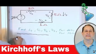 Circuit Analysis Using Kirchhoffs Laws [upl. by Akihc]