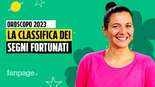 Oroscopo 2023 la classifica dei segni più fortunati [upl. by Suolekcin]