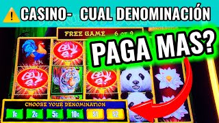 🍀 COMO GANAR EN EL CASINO JUGANDO CON LAS DENOMINACIÓNES DE TU MÁQUINA FAVORITA slots [upl. by Jasik]