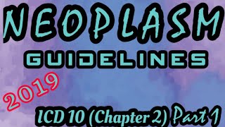 Neoplasm Guidelinesമലയാളം ICD 10 chapter2 [upl. by Alcinia887]