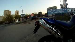 Yamaha XT660X XTX with Scorpion exhaust  sound check with flames [upl. by Molloy]