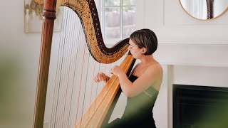 What a Wonderful World Performed on the Harp  Relaxing Acoustic Music [upl. by Justine]